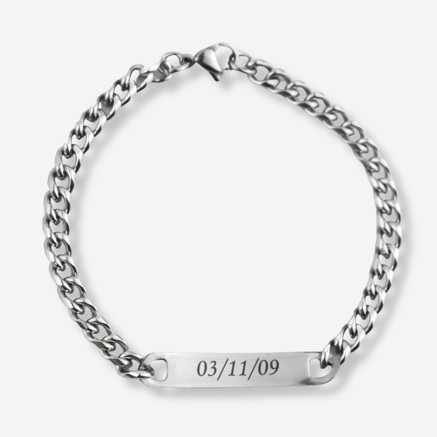 Bracelet Acier Inoxydable LOVE "Gravure Texte"